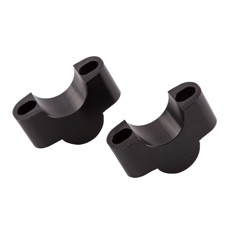 HIGHSIDER pro stuurverhoger zwart 25 mm, voor Ø28,6 mm stuur