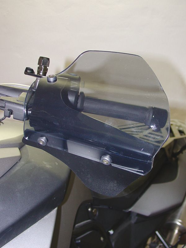 Handbeschermers voor BMW F 650 /800 GS (08-12), rookgrijs/zwart mat