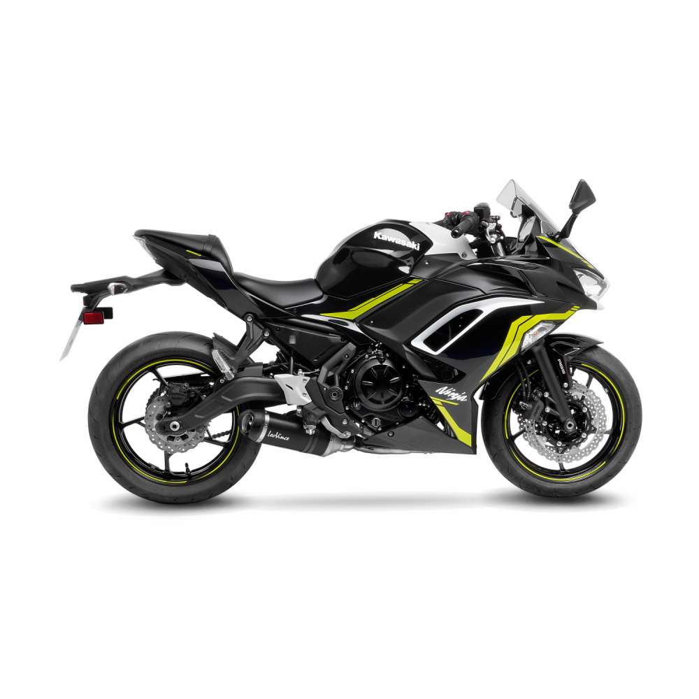LeoVince compleet systeem LV One Evo voor Kawasaki Ninja /Versys /Z 650 , carbon, E-keurmerk