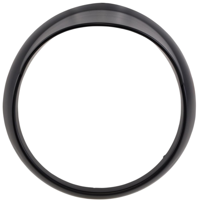 Lamp ring voor Vespa Primavera 50-150ccm 2T/4T, mat zwart