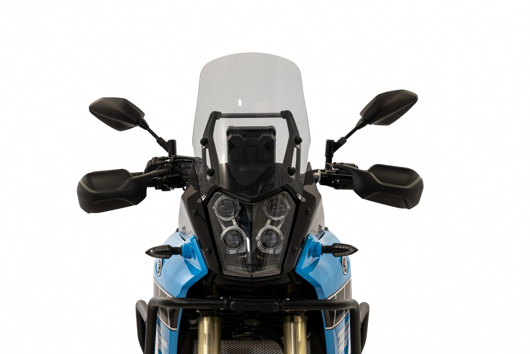 Rally windscherm smoke clear voor Yamaha Ténéré 700 (19-24)