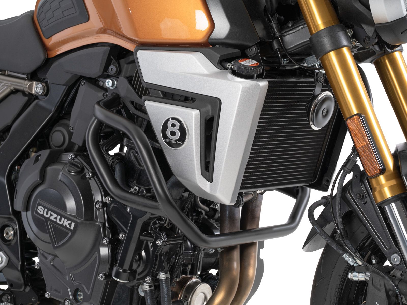 Motorbeschermer zwart voor Suzuki GSX-8T (25-) Hepco & Becker