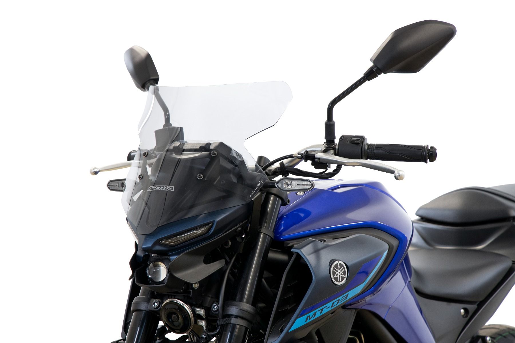 Hoog windscherm smoke clear voor Yamaha MT-03 (22-24)
