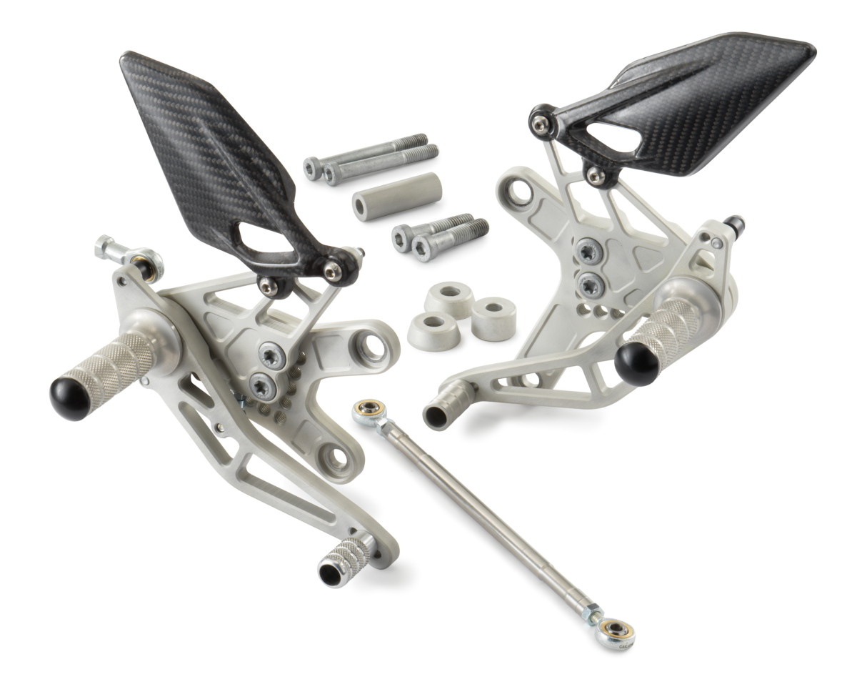 KTM voetsteunsysteem voor 790 Duke (Bj.18-) / 890 Duke (Bj.20-)