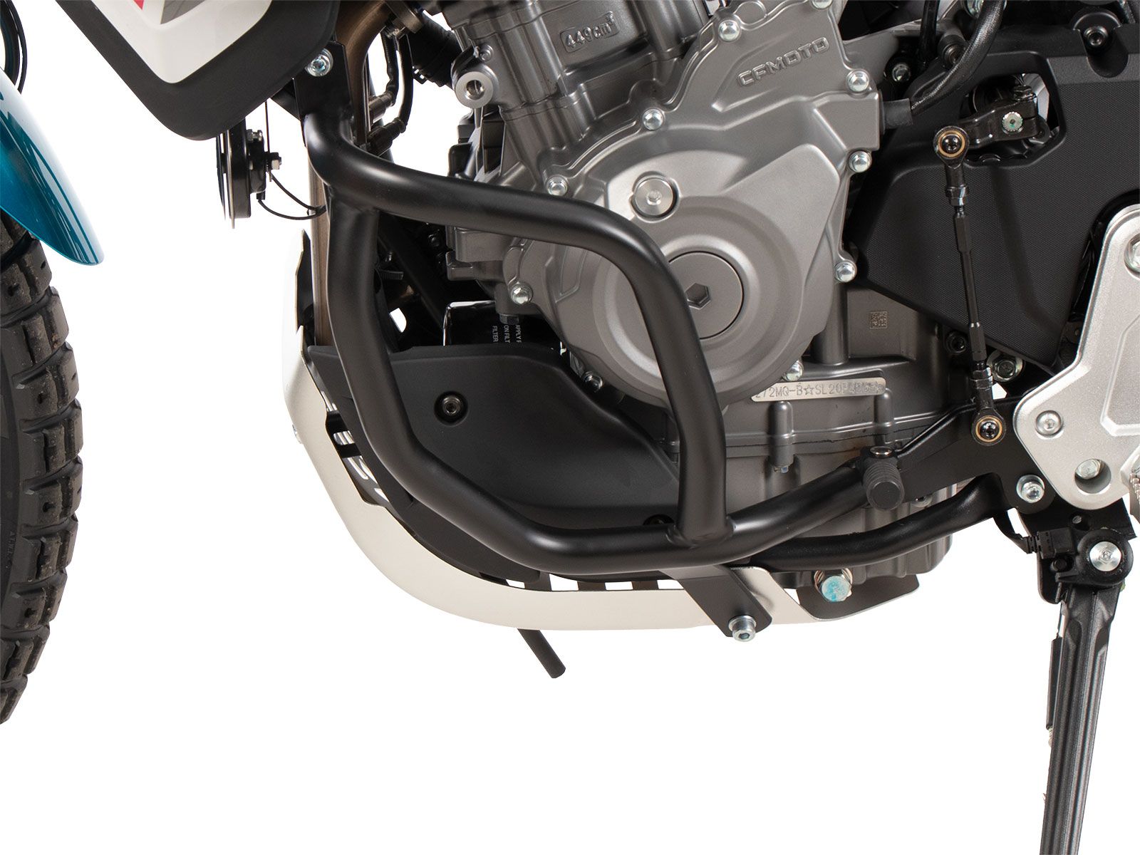 Motorbeschermer zwart voor CFMoto 450 MT (24-) Hepco & Becker