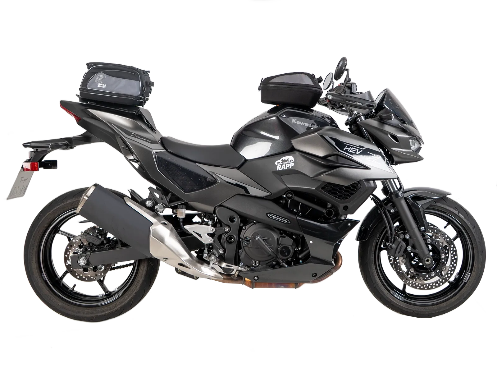Sportrek zwart voor Kawasaki Z 7 Hybrid (24-) Hepco & Becker