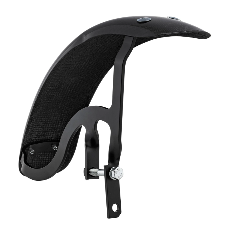 Spatbord Garelli Race EVO II voor Vespa PX 80-200ccm, carbon, houder zwart