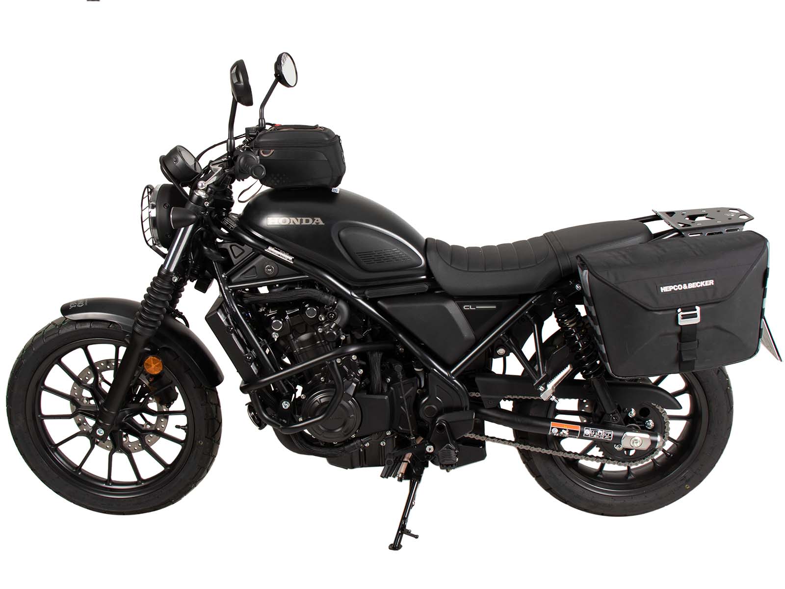 C-Bow zijdrager links zwart voor Honda CL 500 Scrambler (23-) Hepco & Becker