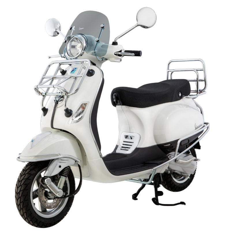 Voorbumper spatbord voor Vespa LX/LXV 50-150cc, chroom