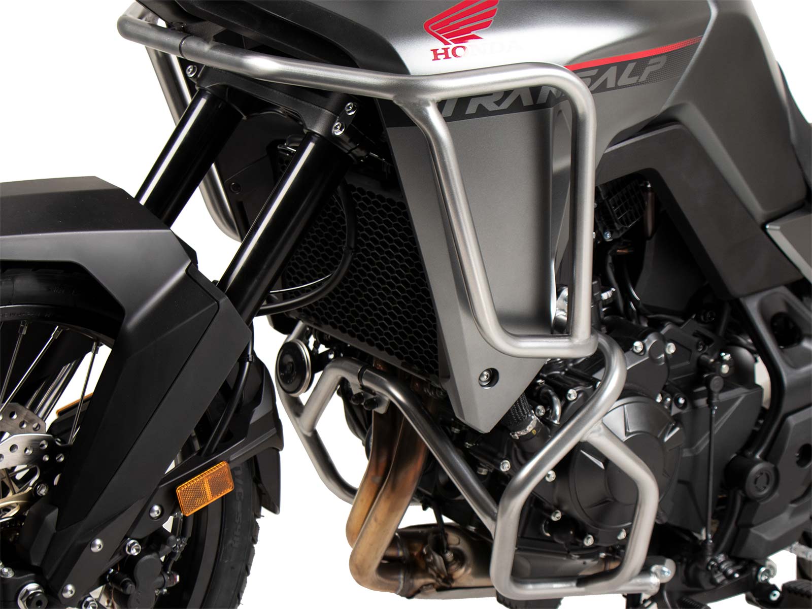 Zilveren motorbeschermbeugel voor Honda XL 750 Transalp (25- ) Hepco & Becker