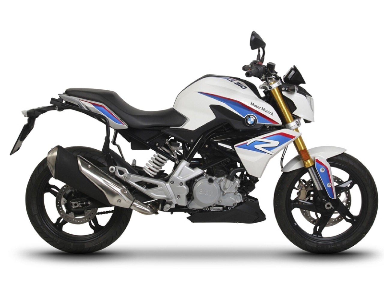 Shad zijkofferhouders 3P-systeem, zwart gelakt, voor BMW G 310 R / GS (17-25)