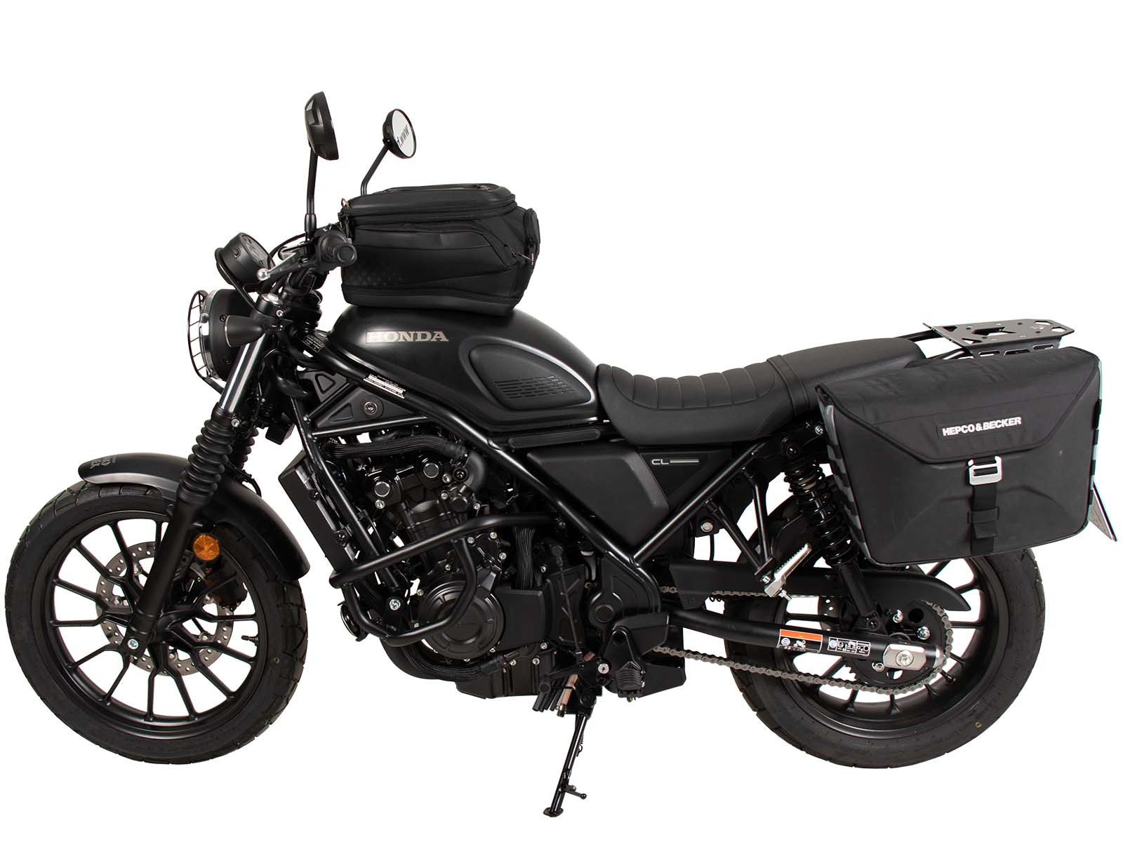 C-Bow zijdrager links zwart voor Honda CL 500 Scrambler (23-) Hepco & Becker