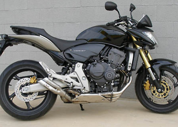 IXIL HYPERLOW rvs achterdemper voor Honda CB 600 F Hornet (My.07-14) / CBR 600 F (My.11-13)