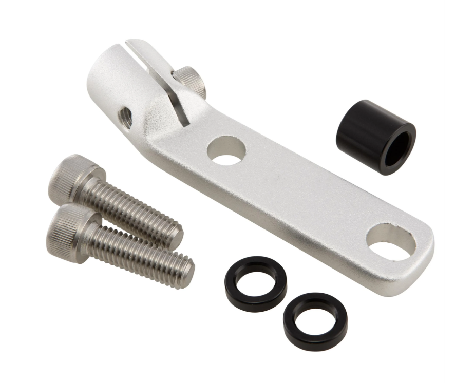 Standaardspiegel links of rechts voor Vespa PX 80-200ccm, aluminium mat