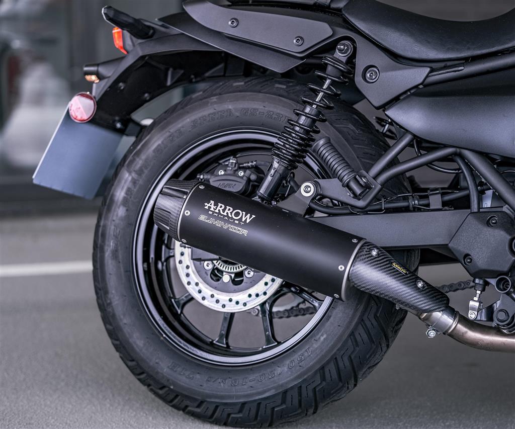 Arrow Slip-On sportuitlaat voor Kawasaki Eliminator 500 (24-)