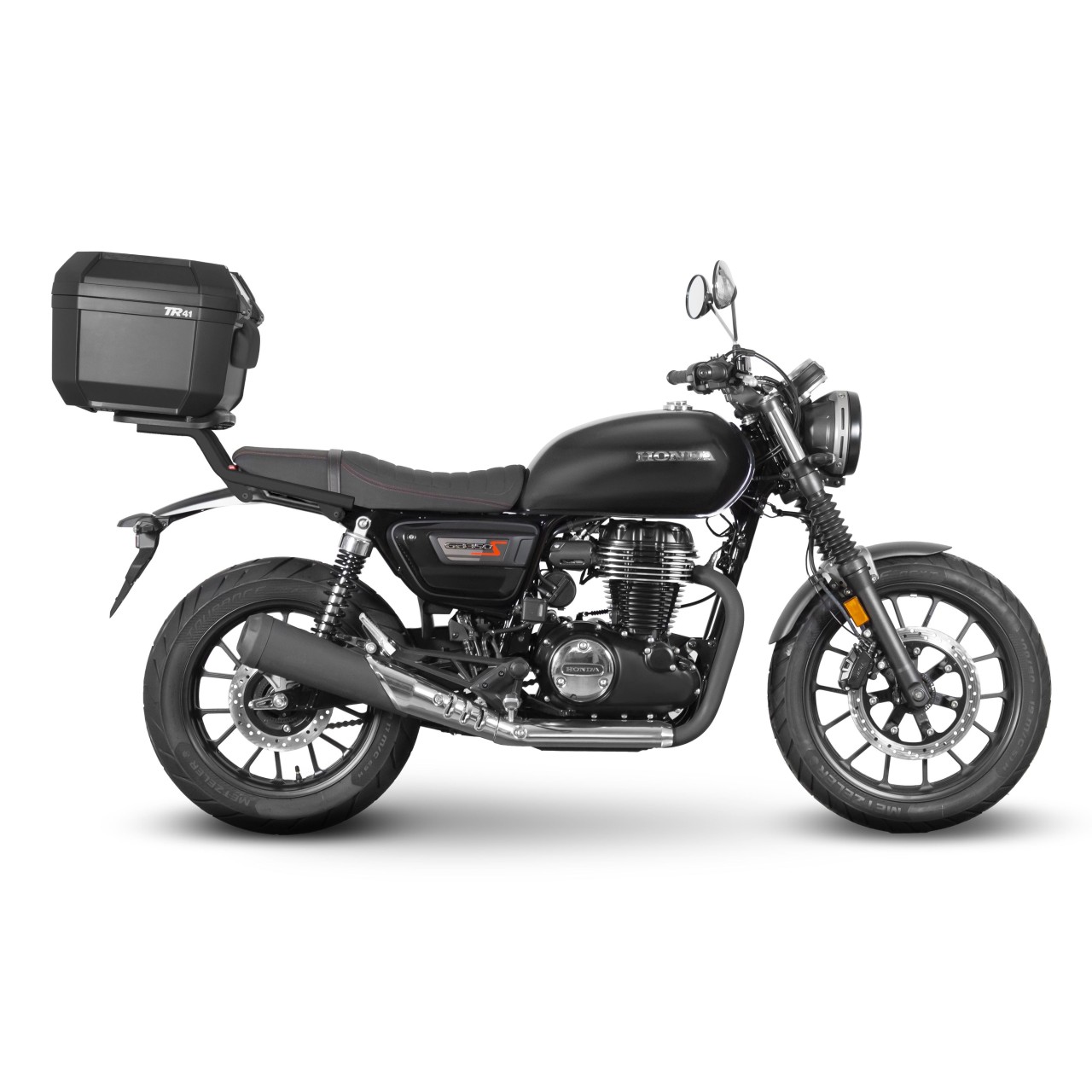 Shad-topkofferhouder, zwart gelakt, voor Honda GB 350 S (25-)