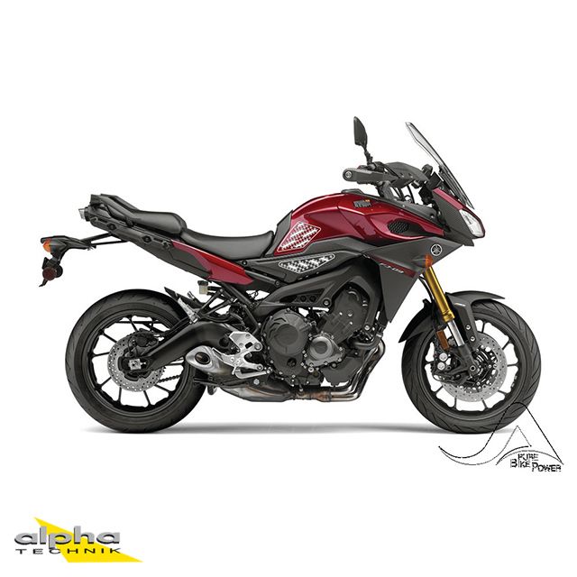 Stompgreep zwart Volcano voor Triumph- en Yamaha-modellen