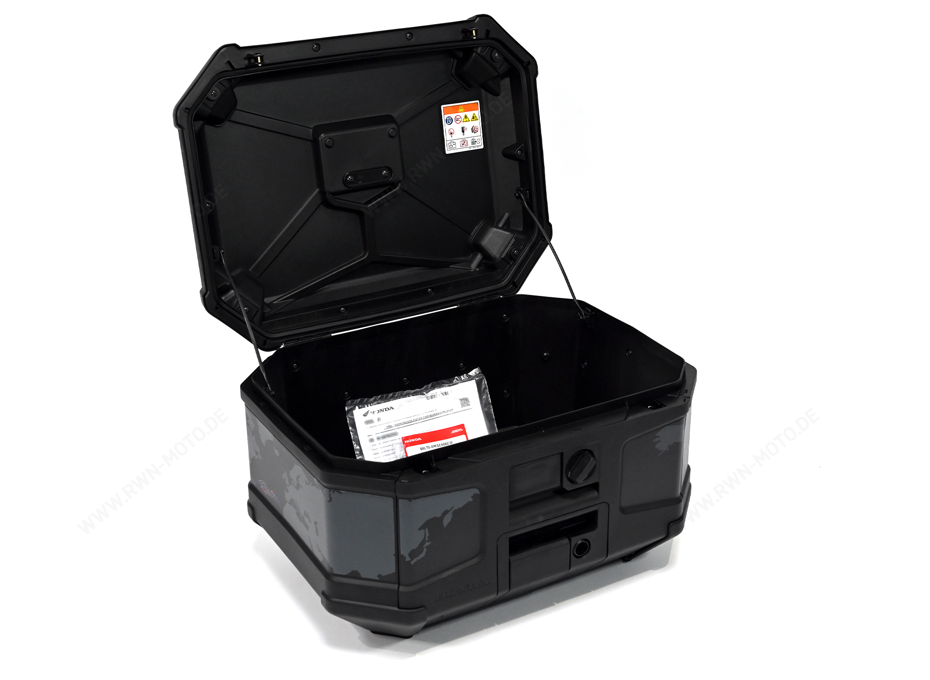 Topkoffer 58l met ontwerpsticker Origineel Honda