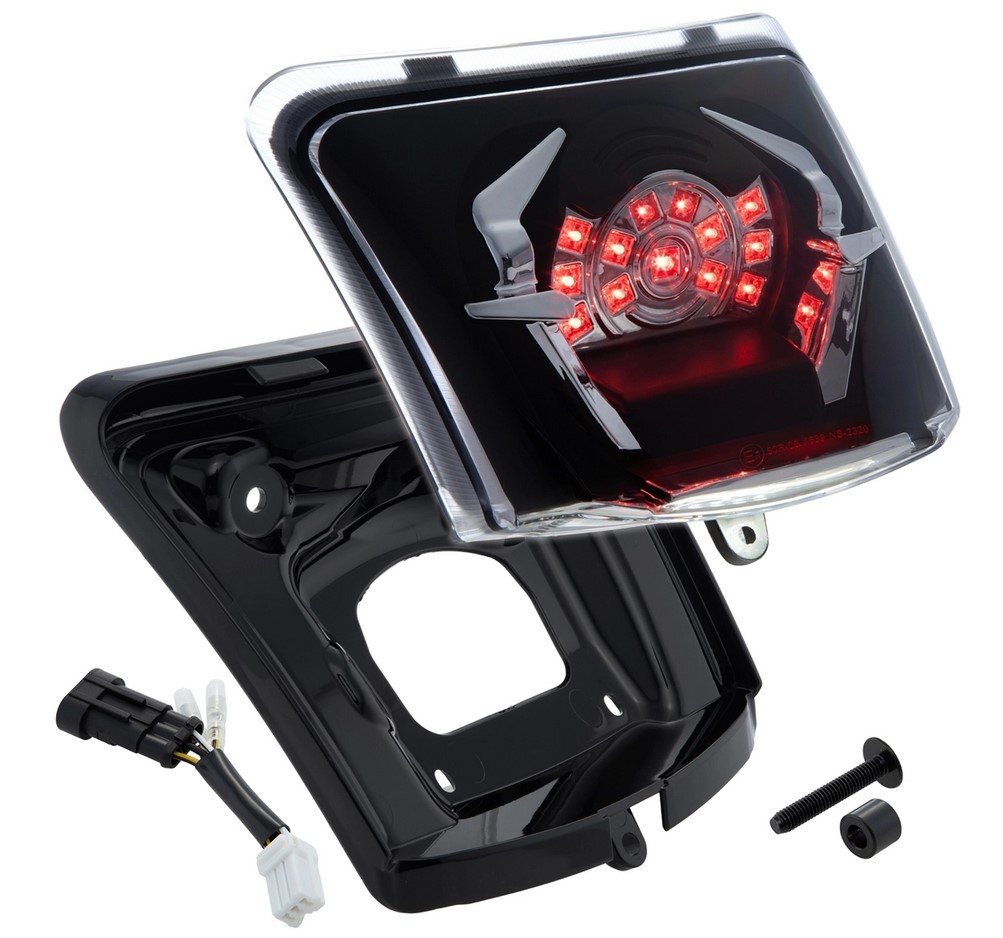 Achterlicht MK II LED voor Vespa GTS/GTS Super/GTV 125-300cc HPE ('18-), duidelijk