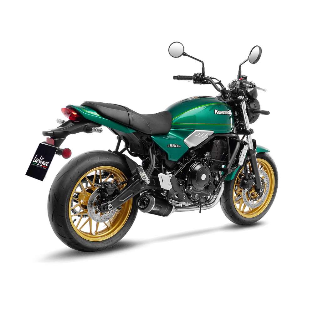 LeoVince compleet systeem LV One Evo voor Kawasaki Ninja /Versys /Z 650 , zwart, E-keurmerk
