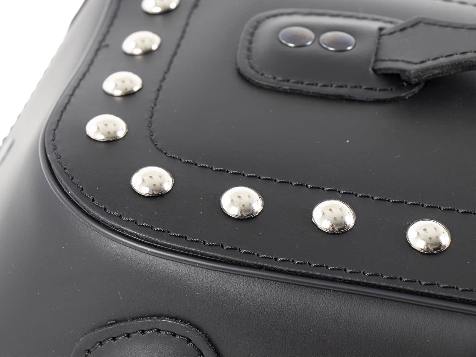 Zadeltassenset Buffalo Big Custom zwart voor C-Bow bagagedrager Hepco & Becker