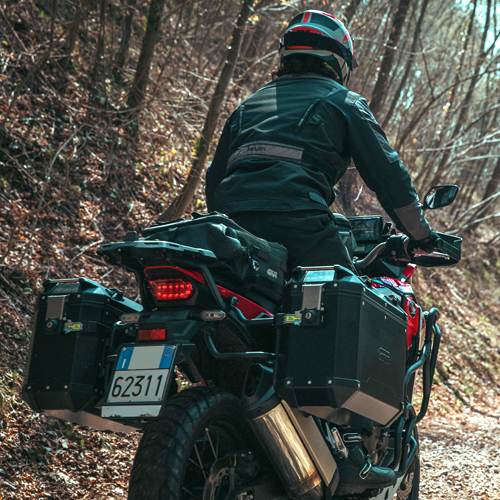 Givi aluminium zijkofferset Trekker Outback 37L zwart Monokey