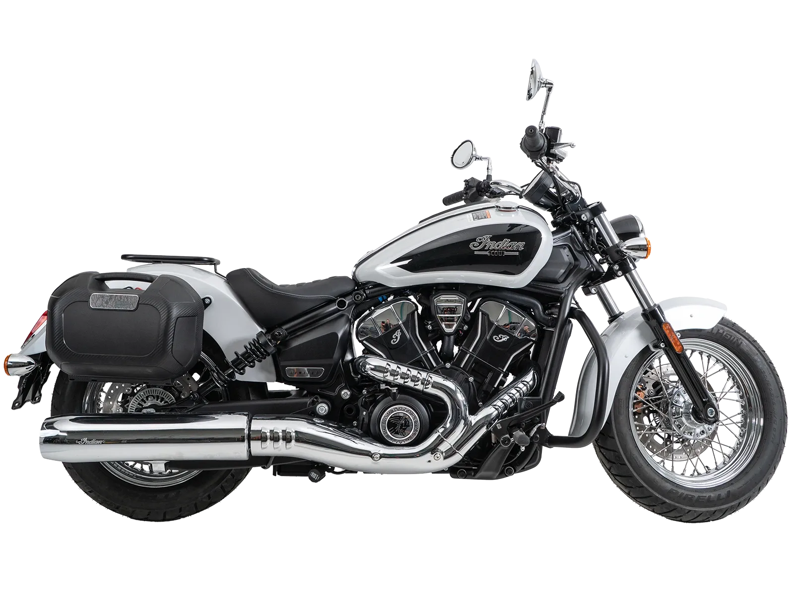 C-Bow zijdrager chroom voor Indian Scout Classic 1250 (25-) Hepco & Becker