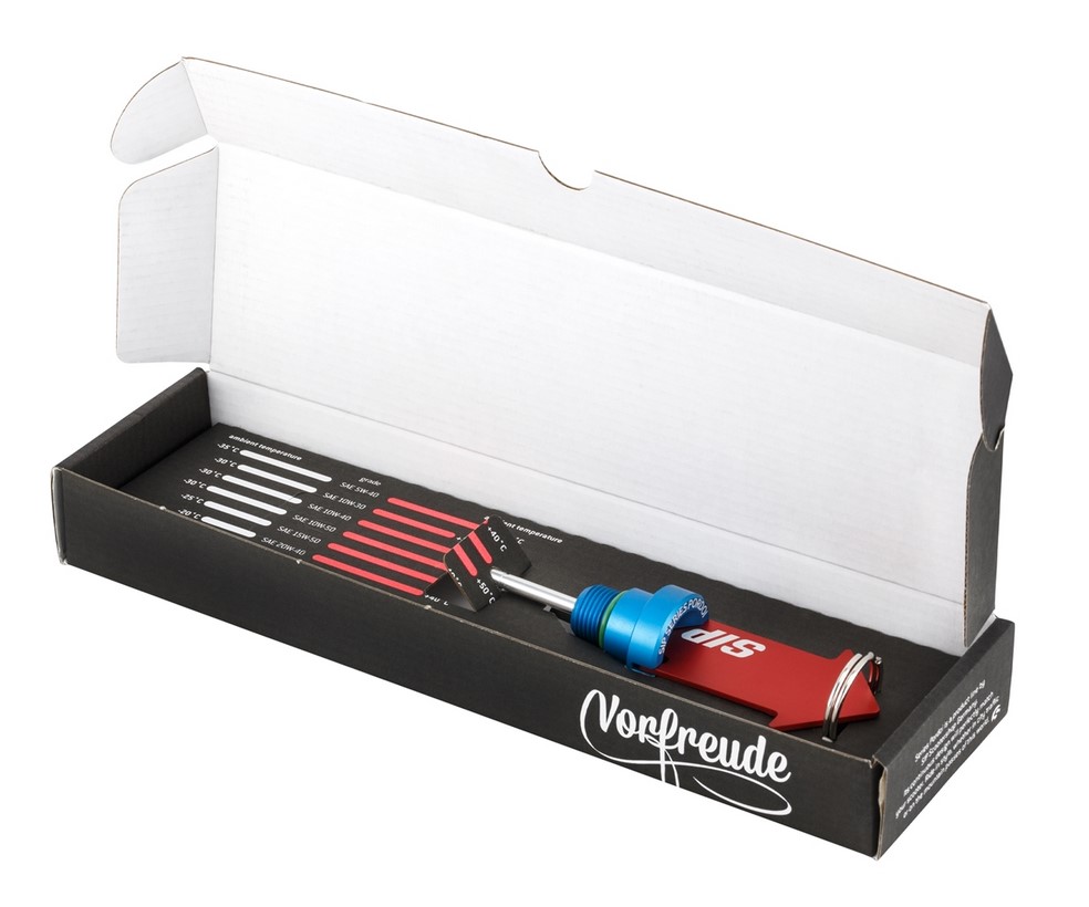 Olievulplug motorolie voor Vespa, blauw mat