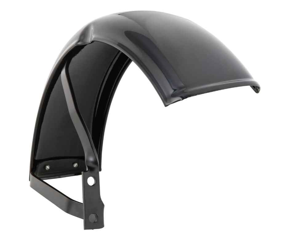 Spatbord Garelli voor Vespa PX 80-200ccm, metaal, glanzend zwart