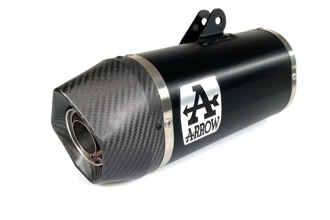 ARROW uitlaat DARK INDY RACE voor Husqvarna Svartpilen 125 (21-)