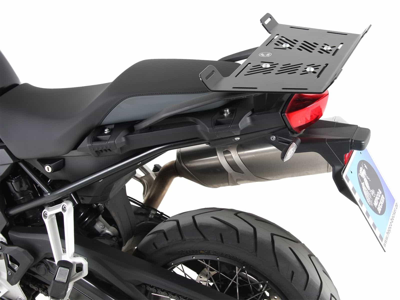 Bagagerekverlenging zwart voor BMW F 750 GS Hepco & Becker