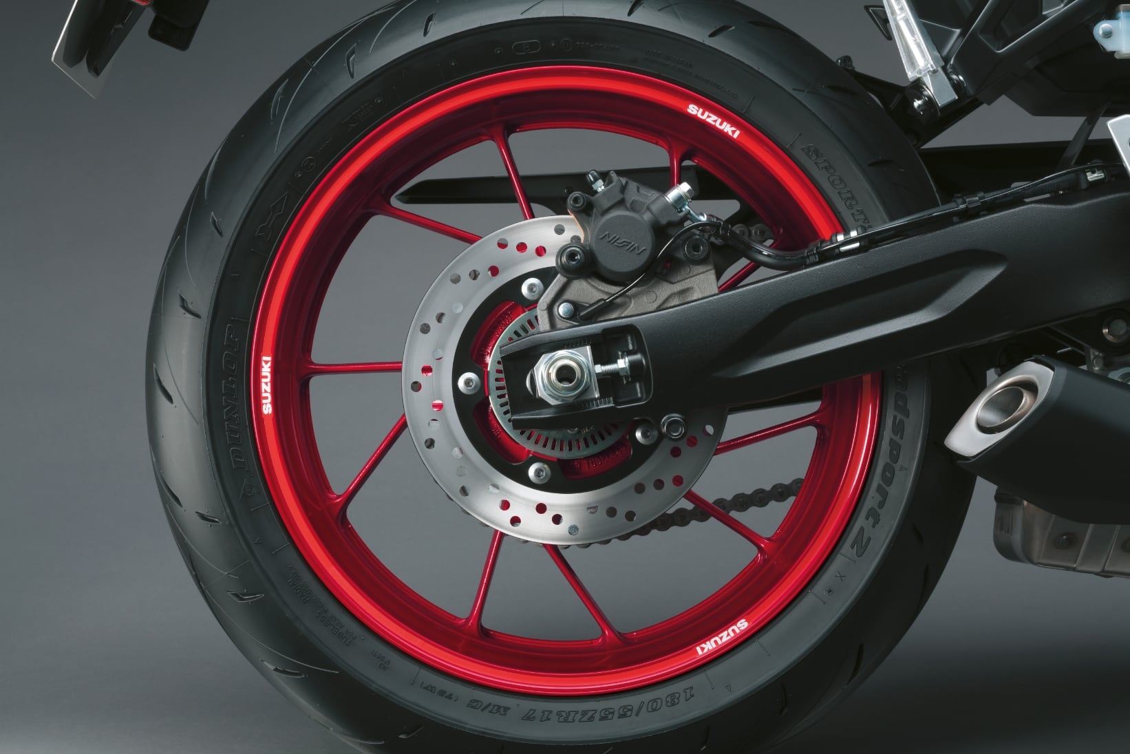 Velgrand decoratie rood voor Suzuki GSX-8R (24-) Origineel