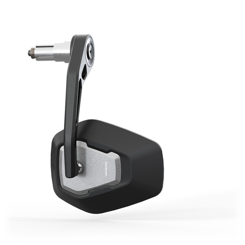 HIGHSIDER pro bar-end spiegel Esagano-RS EVO zwart/zilver (1 st.)