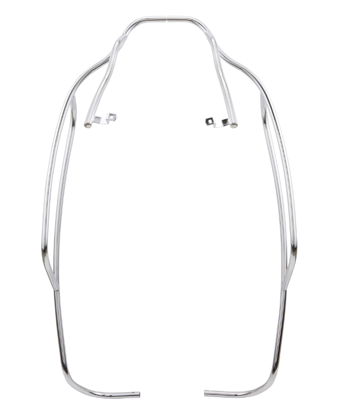 Crashbar zijafdekking achter voor Vespa GTS /GTS Super /GTV /GT 60, 125-300ccm, chroom