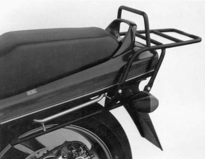 Buisvormige bagagedrager topkoffer zwart voor Honda NTV 650 (88-98) Hepco & Becker