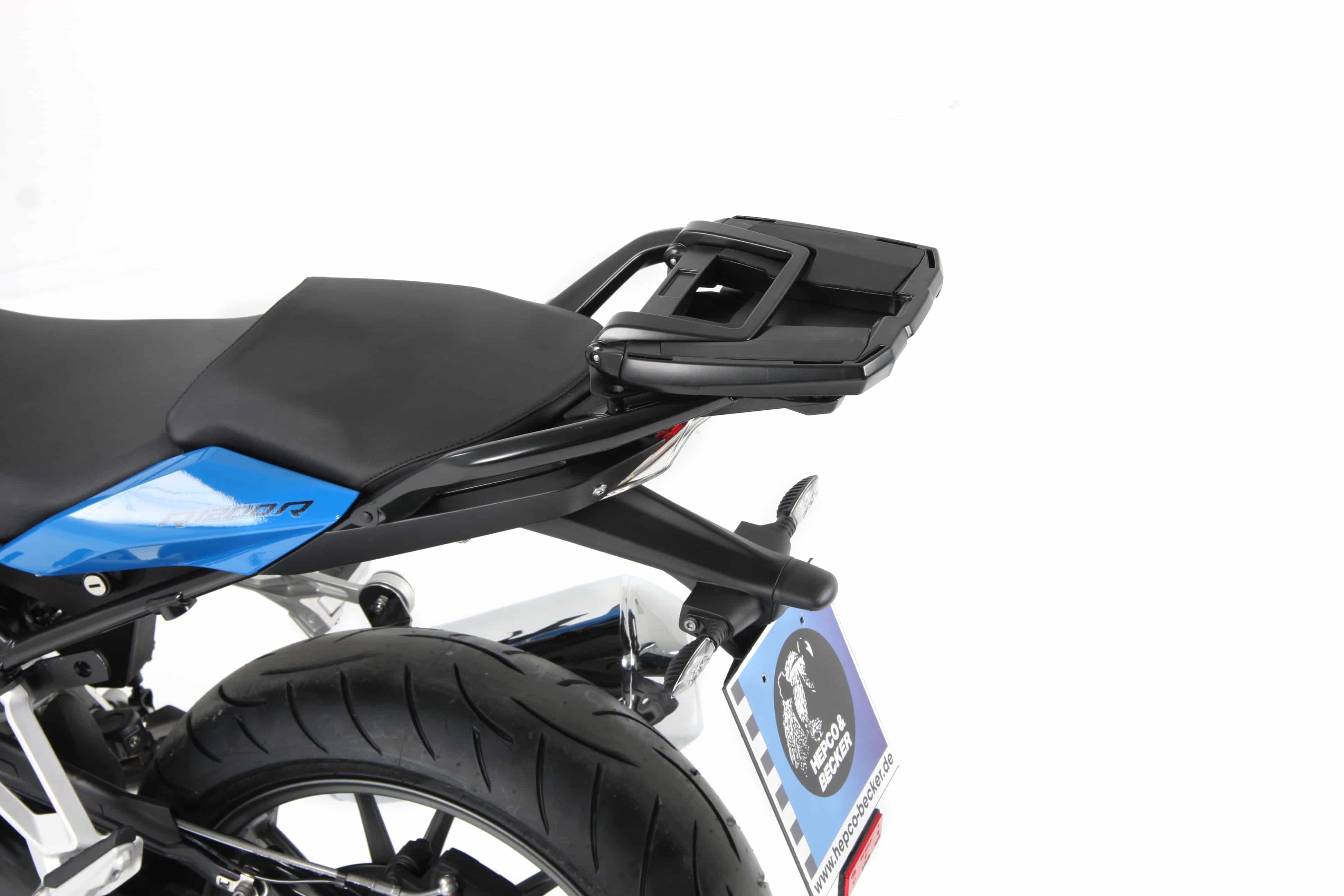 Easyrack topkofferdrager zwart voor origineel bagagerek voor BMW R 1250 R (19-) Hepco & Becker