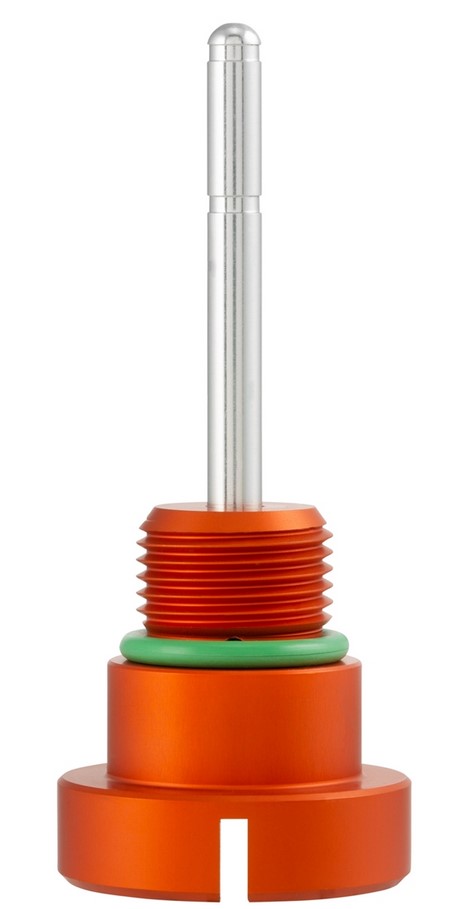 Olievulplug motorolie voor Vespa, mat oranje