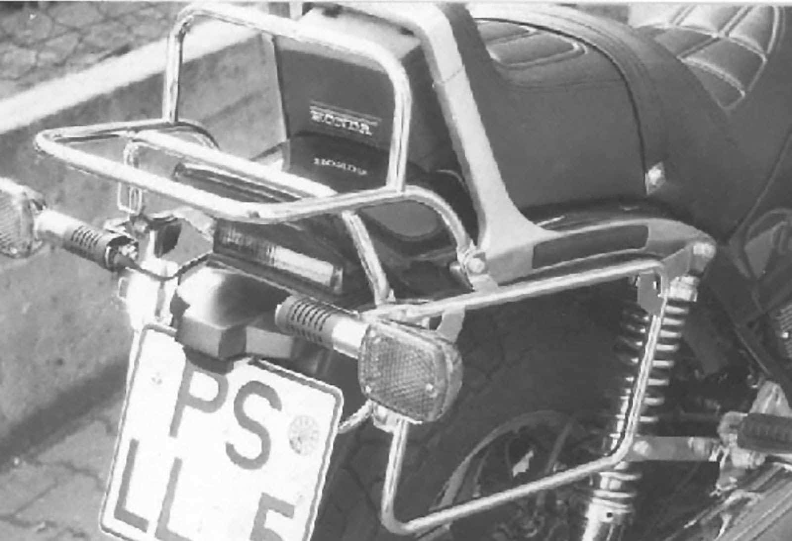 Zijkofferhouder gebout chroom voor Honda SLR 650 (97-99) Hepco & Becker