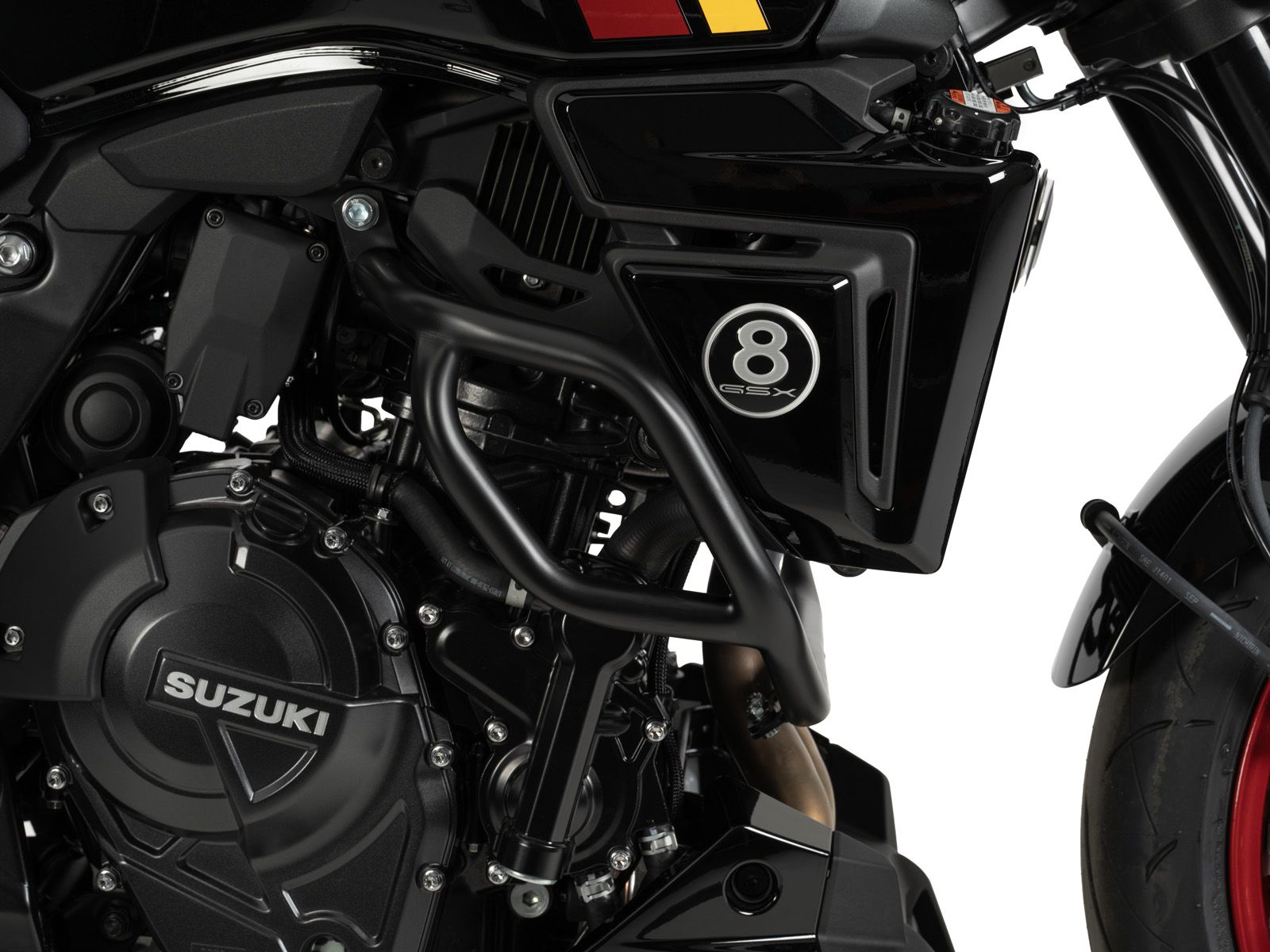 Motorbeschermer zwart voor Suzuki GSX-8TT (25-) Hepco & Becker