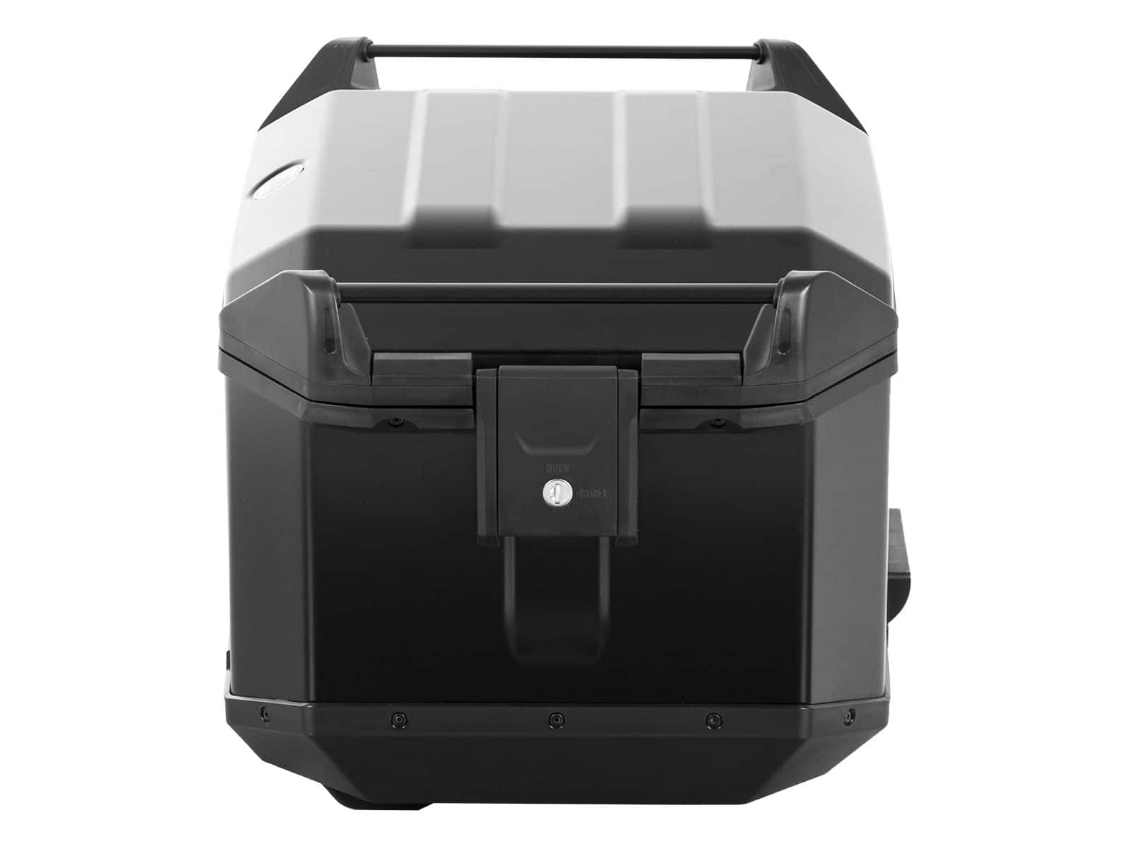 Xceed aluminium topkoffer 45 liter zwart
