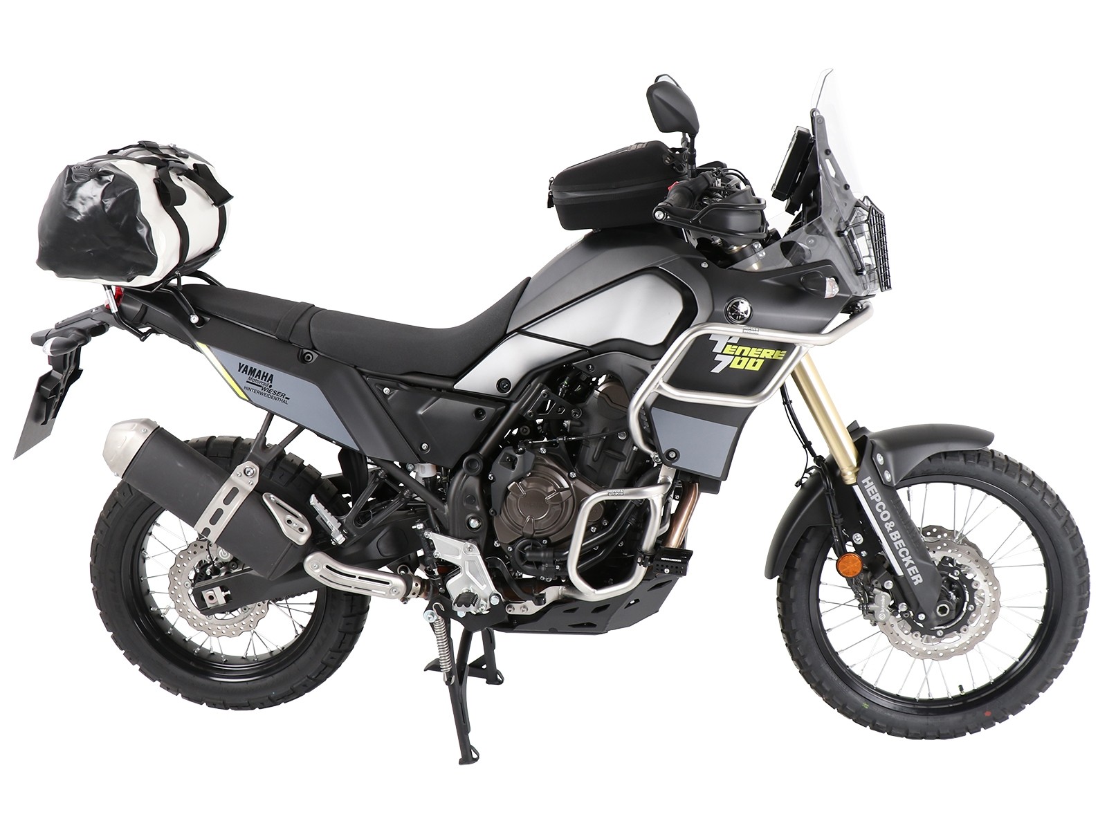 Bagagebrug verbreding zwart voor YAMAHA TÉNÉRÉ 700 (2019-2024)