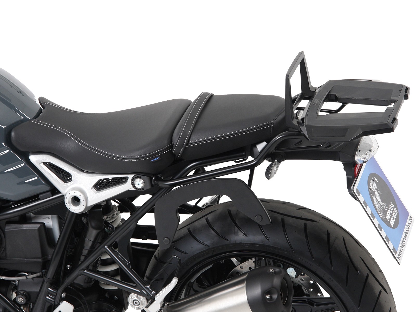 C-Bow zijdrager zwart voor BMW R nineT Pure (17-23) Hepco & Becker