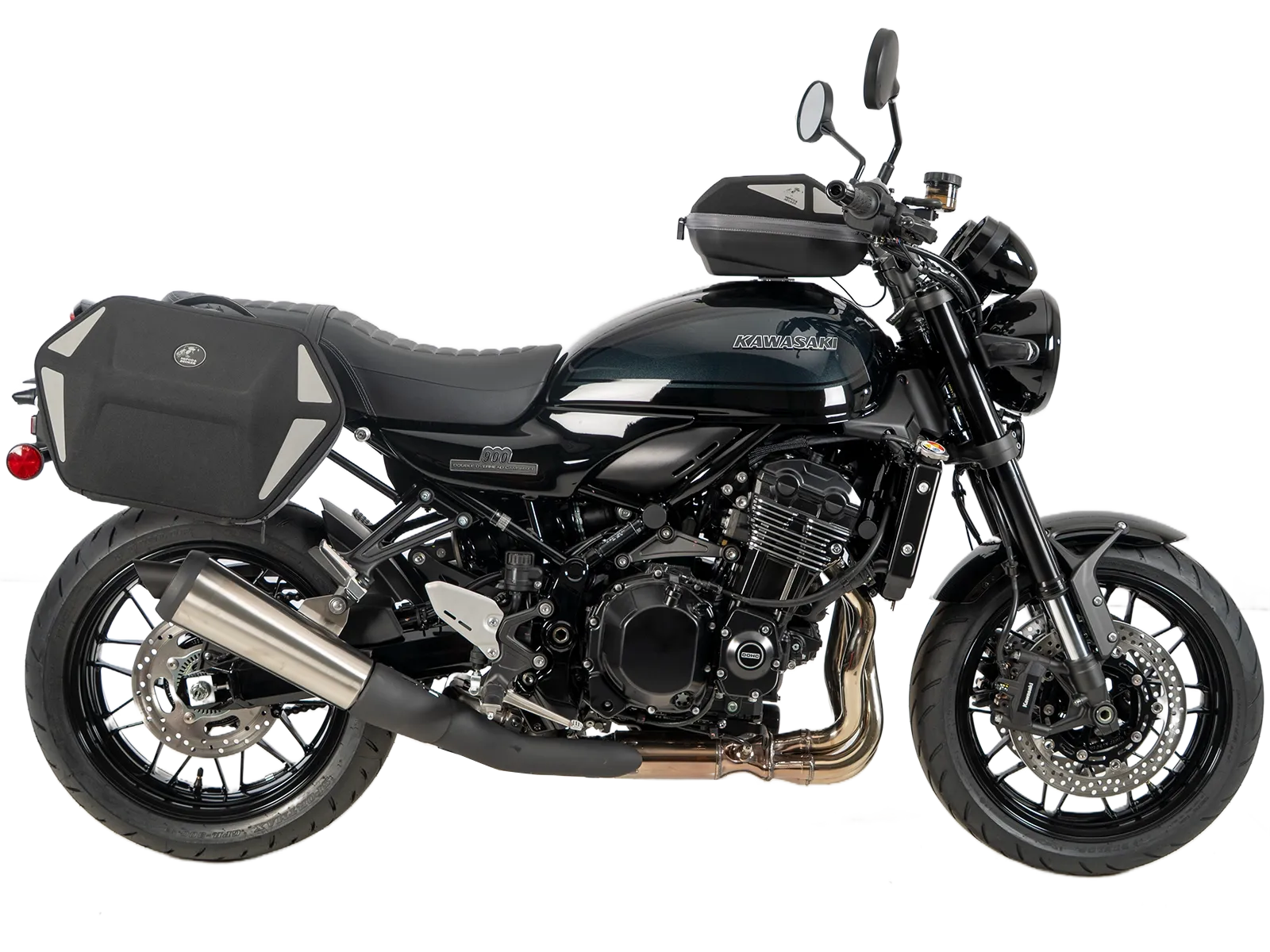 C-Bow zijdrager zwart voor Kawasaki Z 900 RS /Black Ball Edition (26-) Hepco & Becker