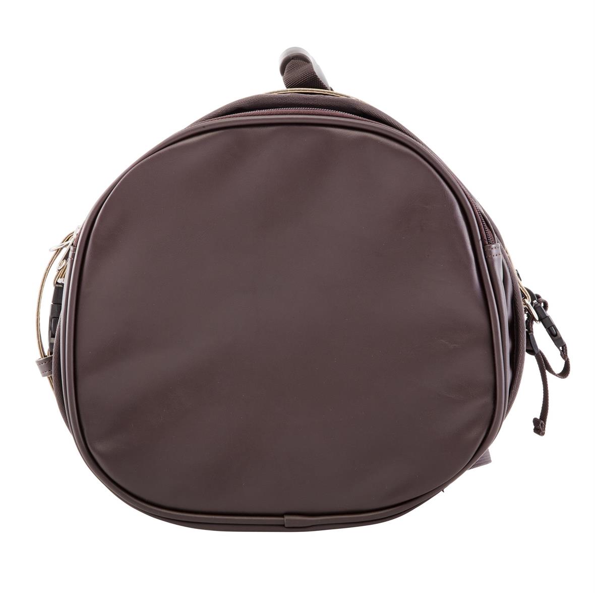 Classic" grote tas voor bagagedrager voor Vespa - donkerbruin, kunstleer