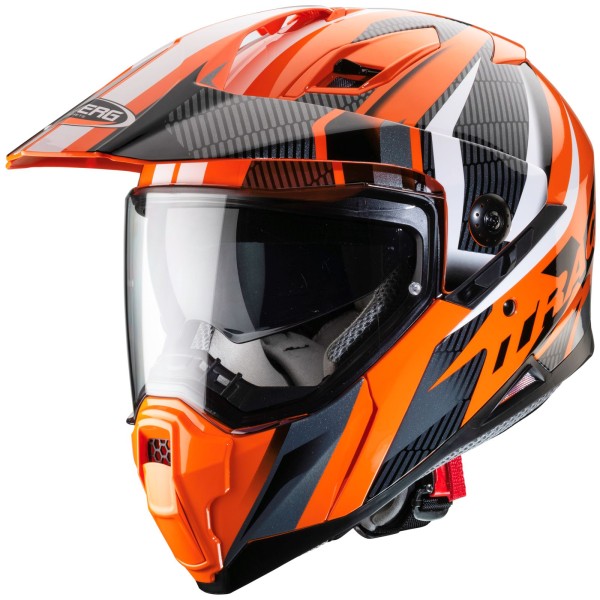 Caberg Helm Xtrace Savana, oranje/zwart