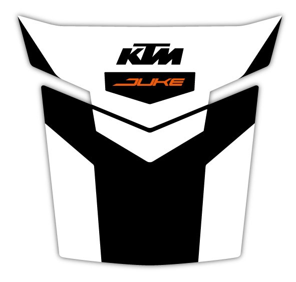 KTM tank pad sticker voor Duke 125 / 390 (Bj.17-)