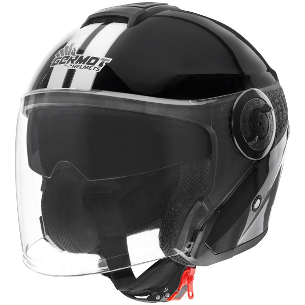 Germot helm GM 660, zwart/wit