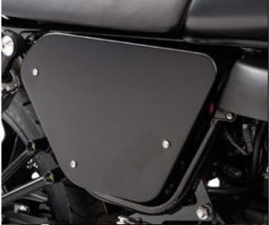 Originele hoezen, aluminium, zwart voor Moto Guzzi V7 I+II