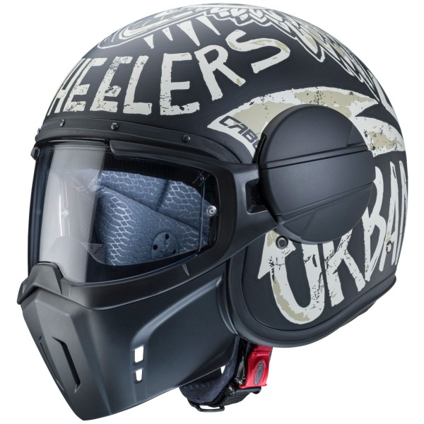 Caberg Helm Ghost Nuke, mat zwart/grijs