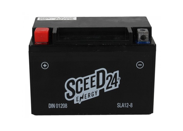 Sceed 42 Gel Accu YTX9-BS SLA12-8, 12 V, 8 A, Gel / SLA 150x80x95 mm
